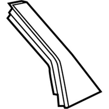 GM 20932875 Applique Assembly, Rear Side Door Window Frame Rear