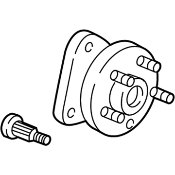 Pontiac 89047684 Hub & Bearing