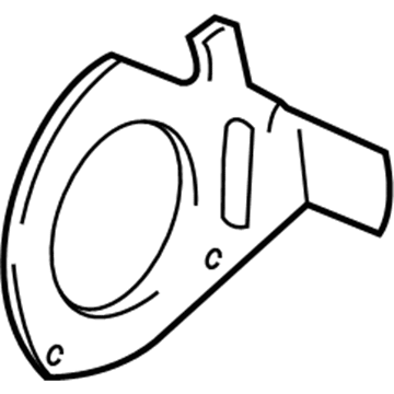 GM 10434257 Shield Assembly, Front Brake