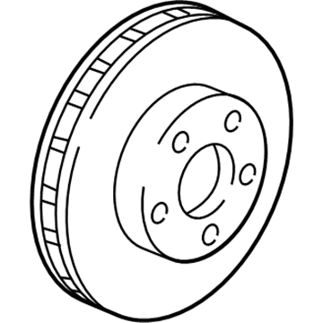 2003 Pontiac Aztek Brake Disc - 10434245