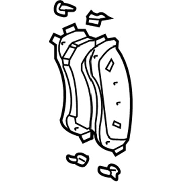 Pontiac 89047824 Front Pads