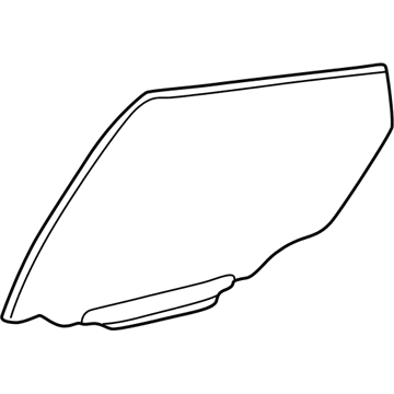 GM 88969779 Window,Rear Side Door