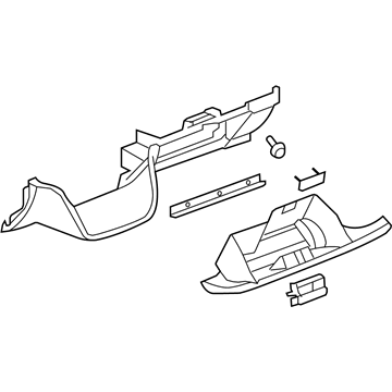 GMC 20925898 Glove Box Assembly