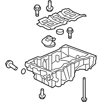 Chevy 12666374 Oil Pan