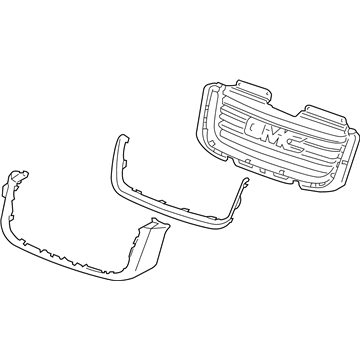 GMC 10358134 Grille Assembly