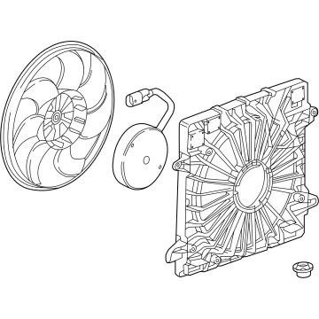 Cadillac 86824309 Fan Assembly