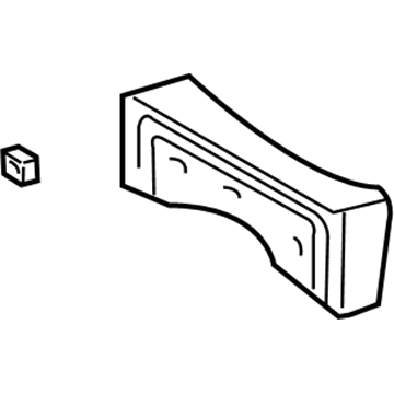 Pontiac 88969810 License Bracket