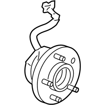 GM 19259807 Front Wheel Hub