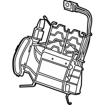 Cadillac 23157446 Lumbar Support