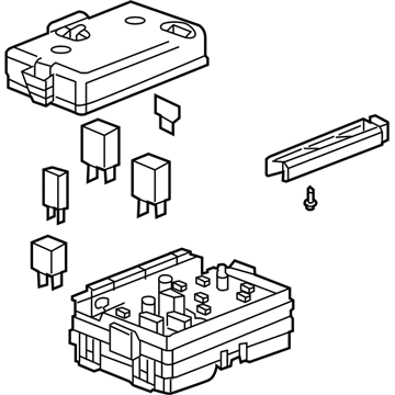 GM 15197529 Block,Body & Instrument Panel Wiring Harness Junction