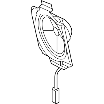 GM 25858091 Speaker Assembly, Radio Rear Side Door