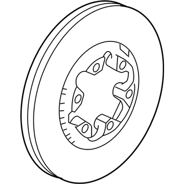 Chevy Colorado Brake Disc - 89040374