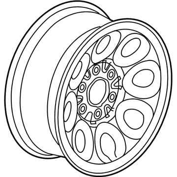 Chevy 9595246 Wheel, Steel