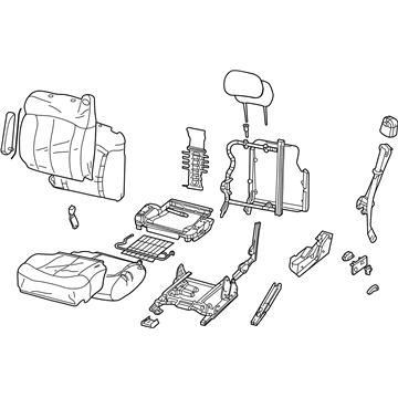 Chevy 88977109 Seat Assembly