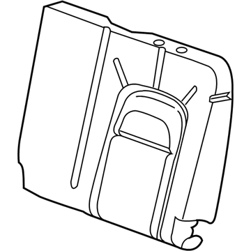 GM 23120423 Pad Assembly, Rear Seat Back