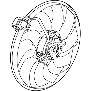 2016 Chevy Sonic A/C Condenser Fan - 42364567