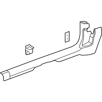 GM 15270650 Molding Asm,Body Hinge Pillar Garnish