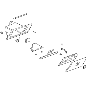 Pontiac 10333168 Glove Box Assembly