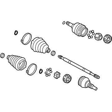 Saturn 15116777 Axle Shaft Assembly