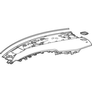 Cadillac 84997491 Upper Trim Panel