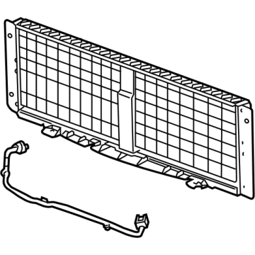 Chevy 60007021 Radiator Shutter Assembly