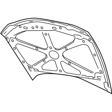 Pontiac 92167780 Hood