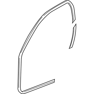 2000 Pontiac Bonneville Door Seal - 25725393