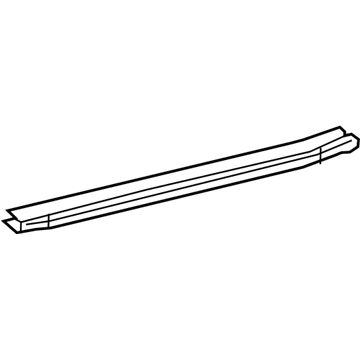 GM 42438244 Sealing Strip Assembly, Rear Side Door Window Inner