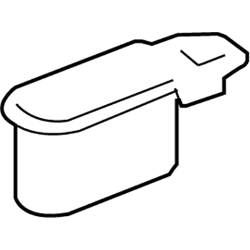 GM 22736351 Cup, Front Side Door Armrest Pull *Light Cashmere