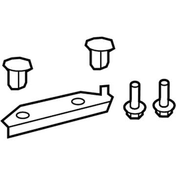 GM 92251326 Reinforcement,Front Bumper Fascia