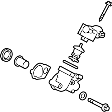 2015 Chevy Colorado Thermostat - 12698362