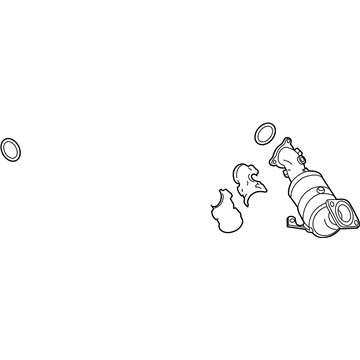 2017 Cadillac CT6 Catalytic Converter - 12673972