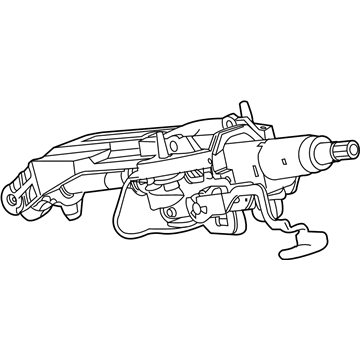 2009 Chevy Traverse Steering Column - 23301175