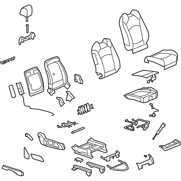 Saturn 25842895 Seat Assembly