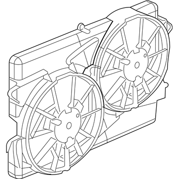 2007 Chevy Cobalt Radiator fan - 22718765