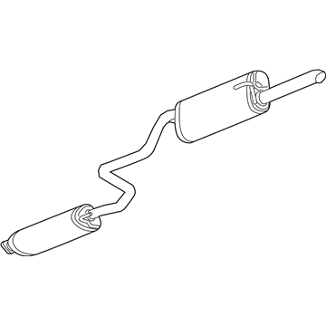 2014 Chevy Sonic Muffler - 95433466