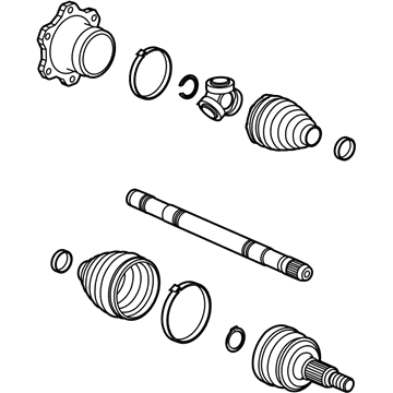 GMC 84842044 Axle Assembly