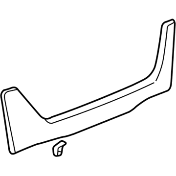 GM 25717756 Plate Assembly, Rear Compartment Sill Trim