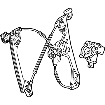 2015 Cadillac ATS Window Regulator - 84005654