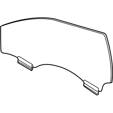 GM 84554923 Window, Front S/D