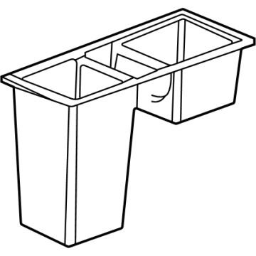 GM 84266535 Tray Assembly, F/Flr Cnsl Stow *Bt Lustr Blkk