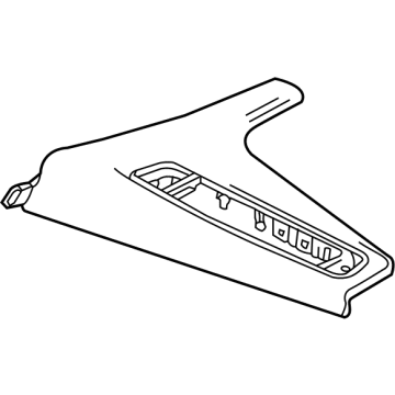 GM 84703836 Plate Assembly, F/Flr Cnsl Tr *Gideon