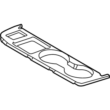 GM 84703857 Plate, F/Flr Cnsl Cup Hldr Tr *Pitch Dk Ngtt