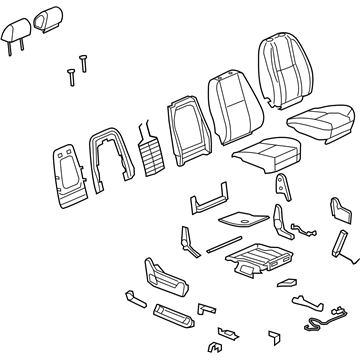 Chevy 15904220 Seat Assembly