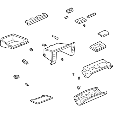 GM 25713626 COMPARTMENT, Instrument Panel