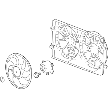 Chevy 22718765 Fan Assembly