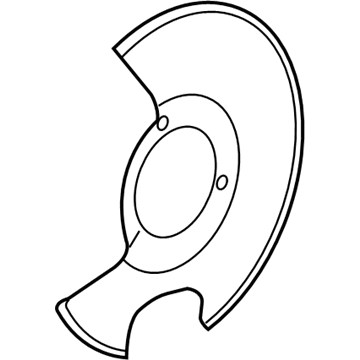 GM 22810891 Shield, Front Brake