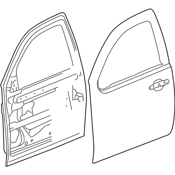 GM 22892590 Door Assembly, Front Side (Rh)