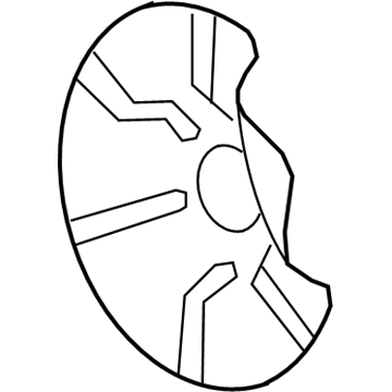 GM 22705358 Shield,Rear Brake