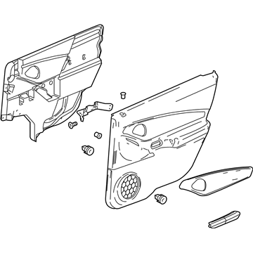 Chevy 15791068 Door Trim Panel